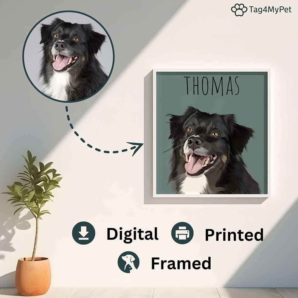 Custom Pet Portraits | Tag4MyPet