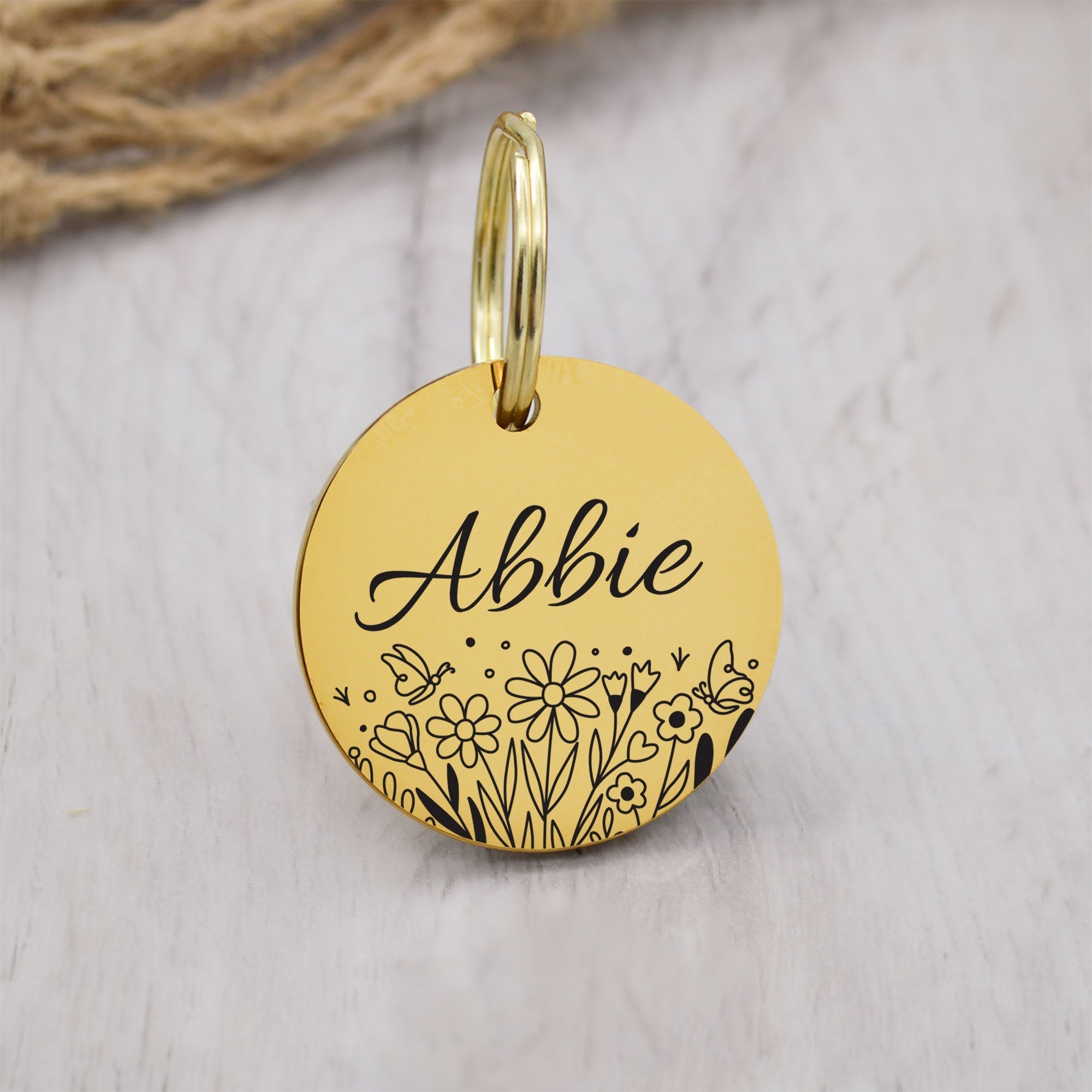 Floral Dog Tags | TagMyPet