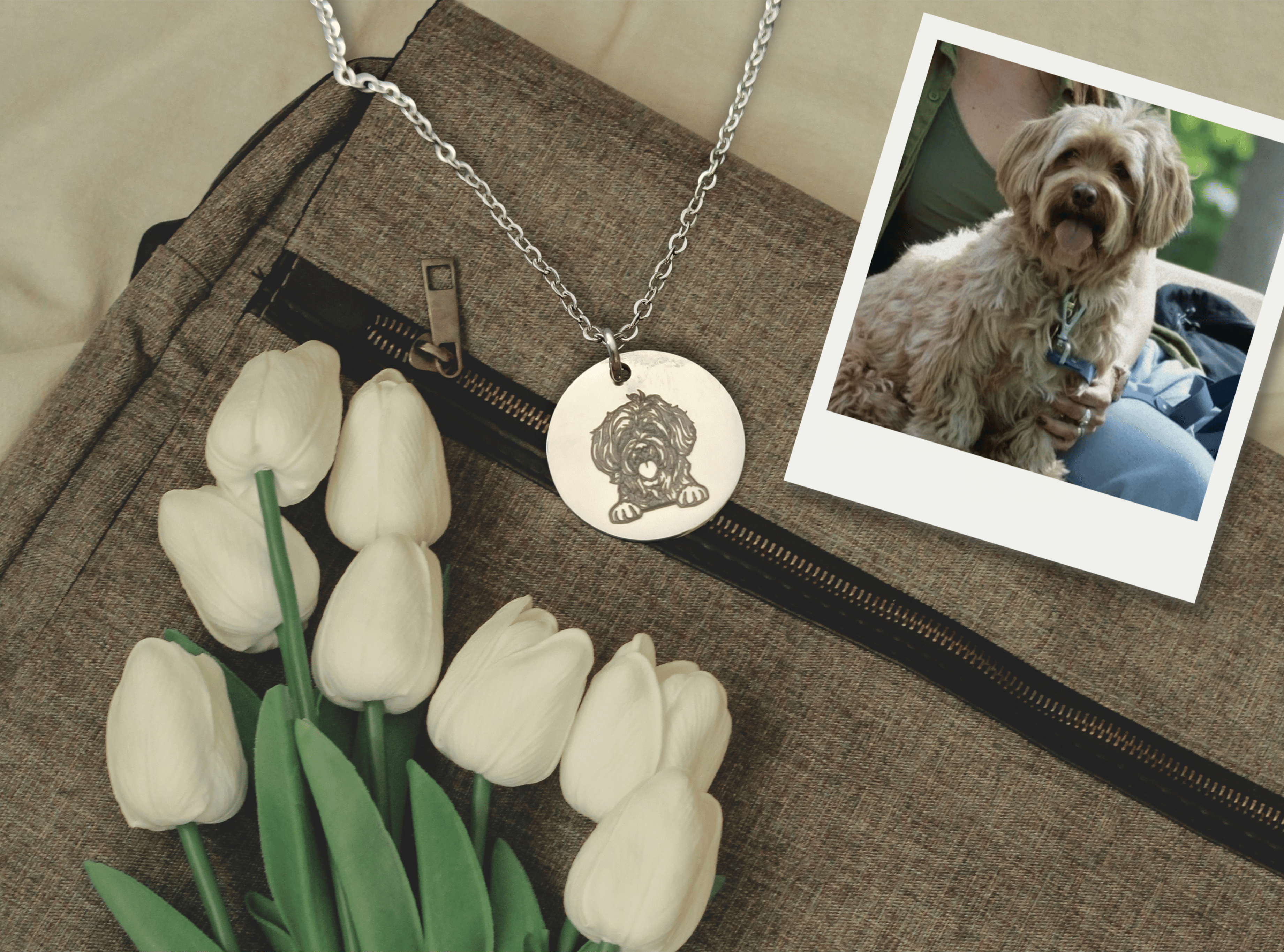 Custom Pet Necklace - Personalized Pet Gift