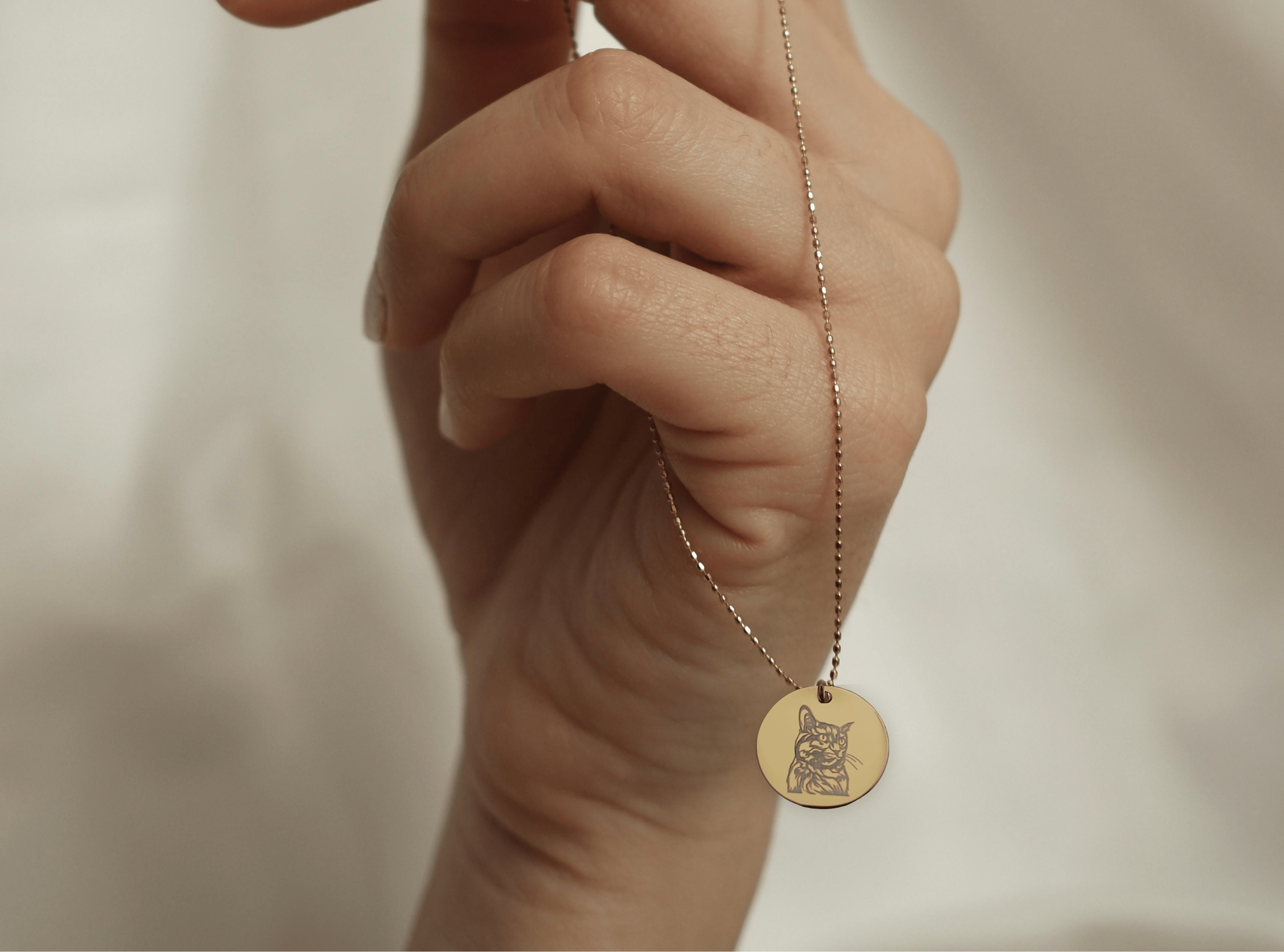 Custom Pet Necklace - Personalized Pet Gift