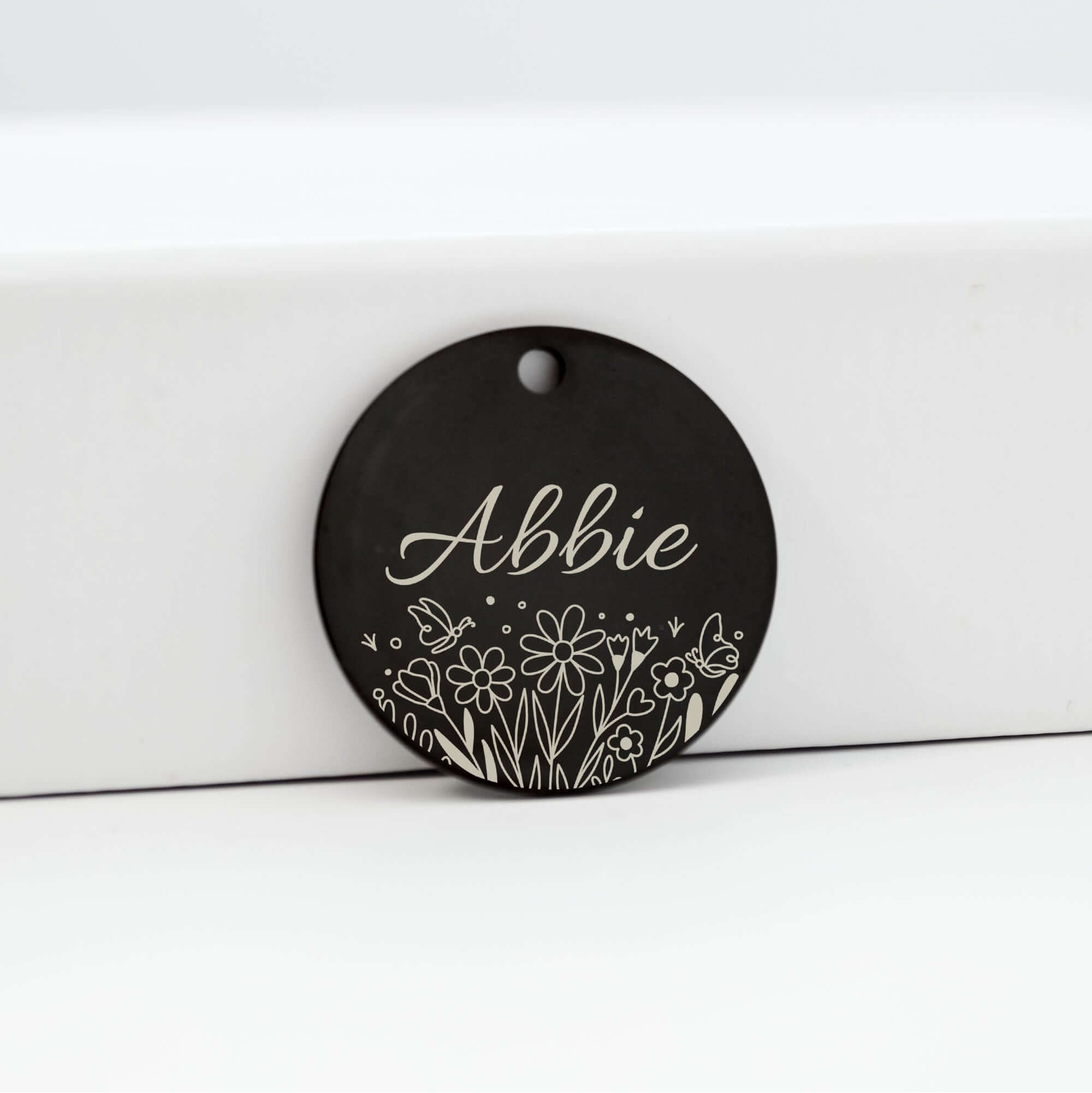 Pet ID Tags for Dogs  in Black | Tag4MyPet