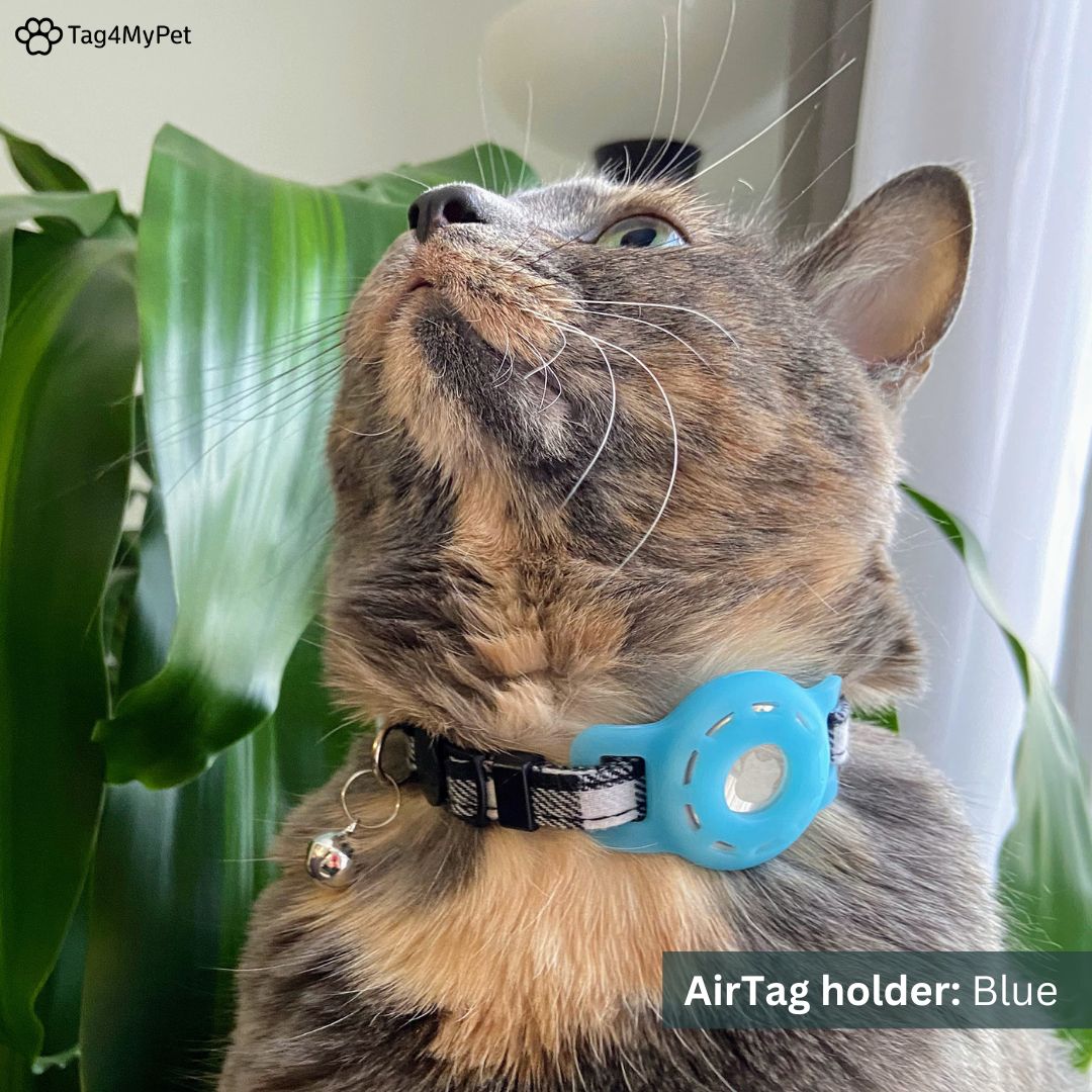 AirTag® Holder for Small Pet Collars (12 Colors) - Sized for Cats + Small