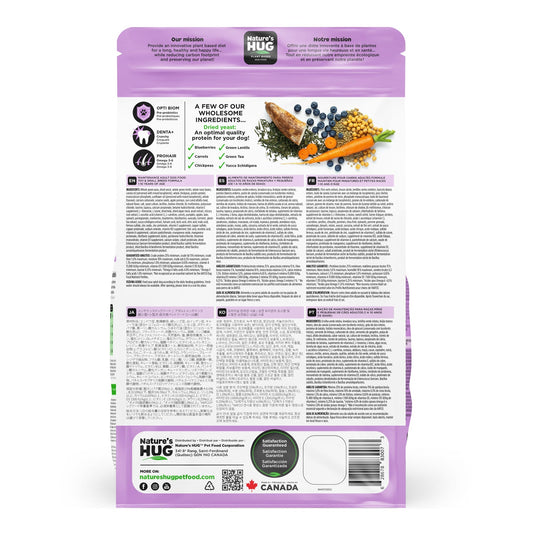 Back of Dog Food for Small Breed Dogs