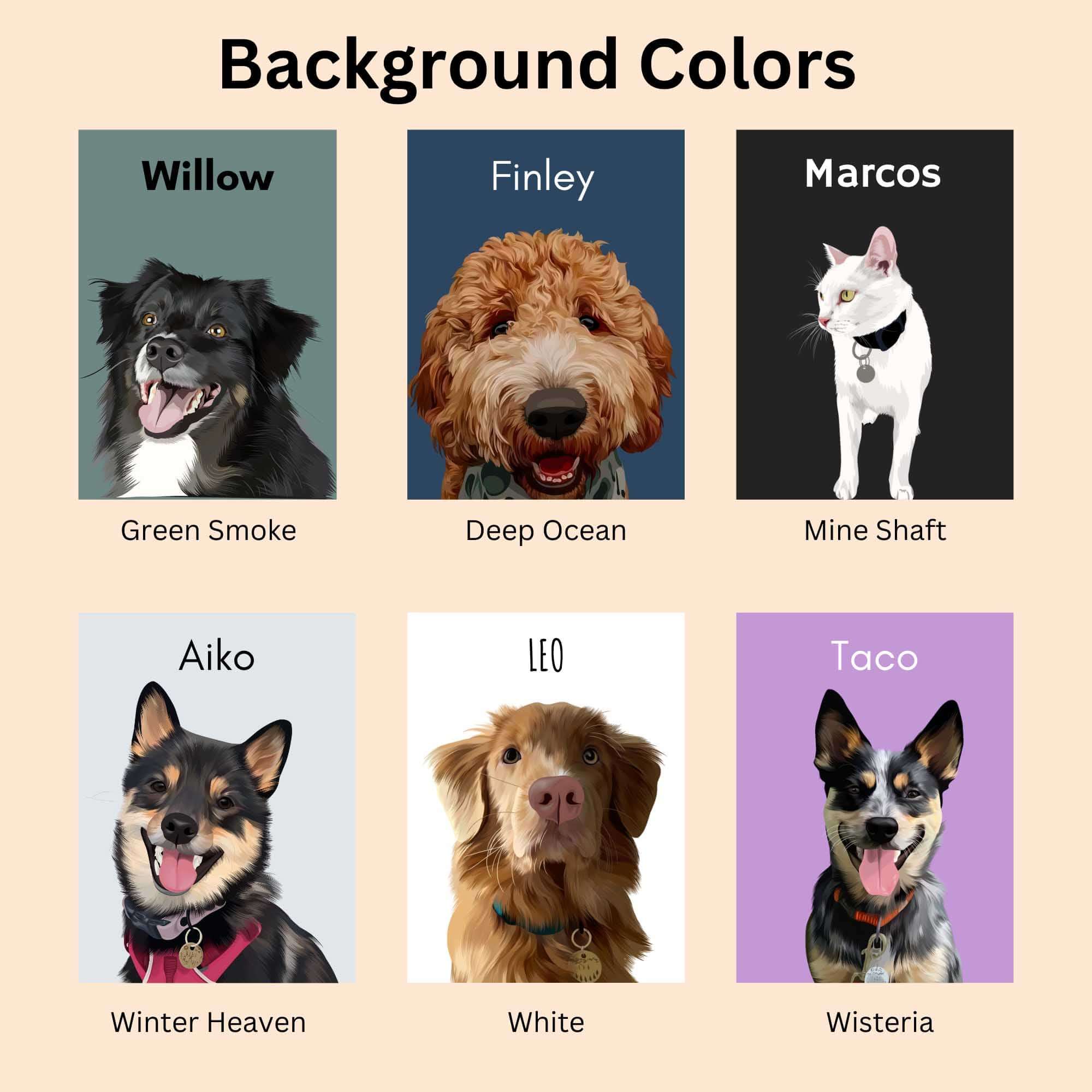 Dog Portraits | Tag4MyPet