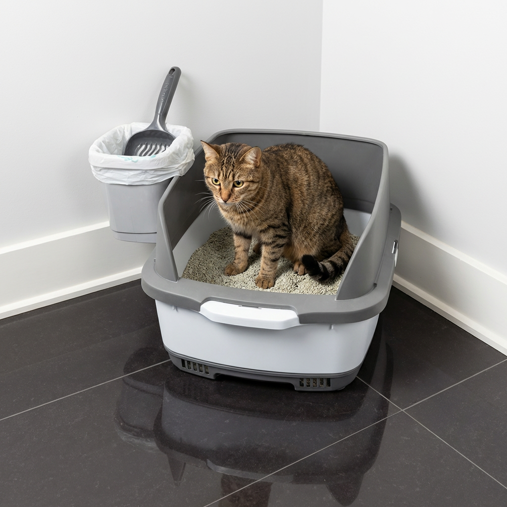 Litter Box with High Sides | Tag4MyPet | Ships to USA & Canada