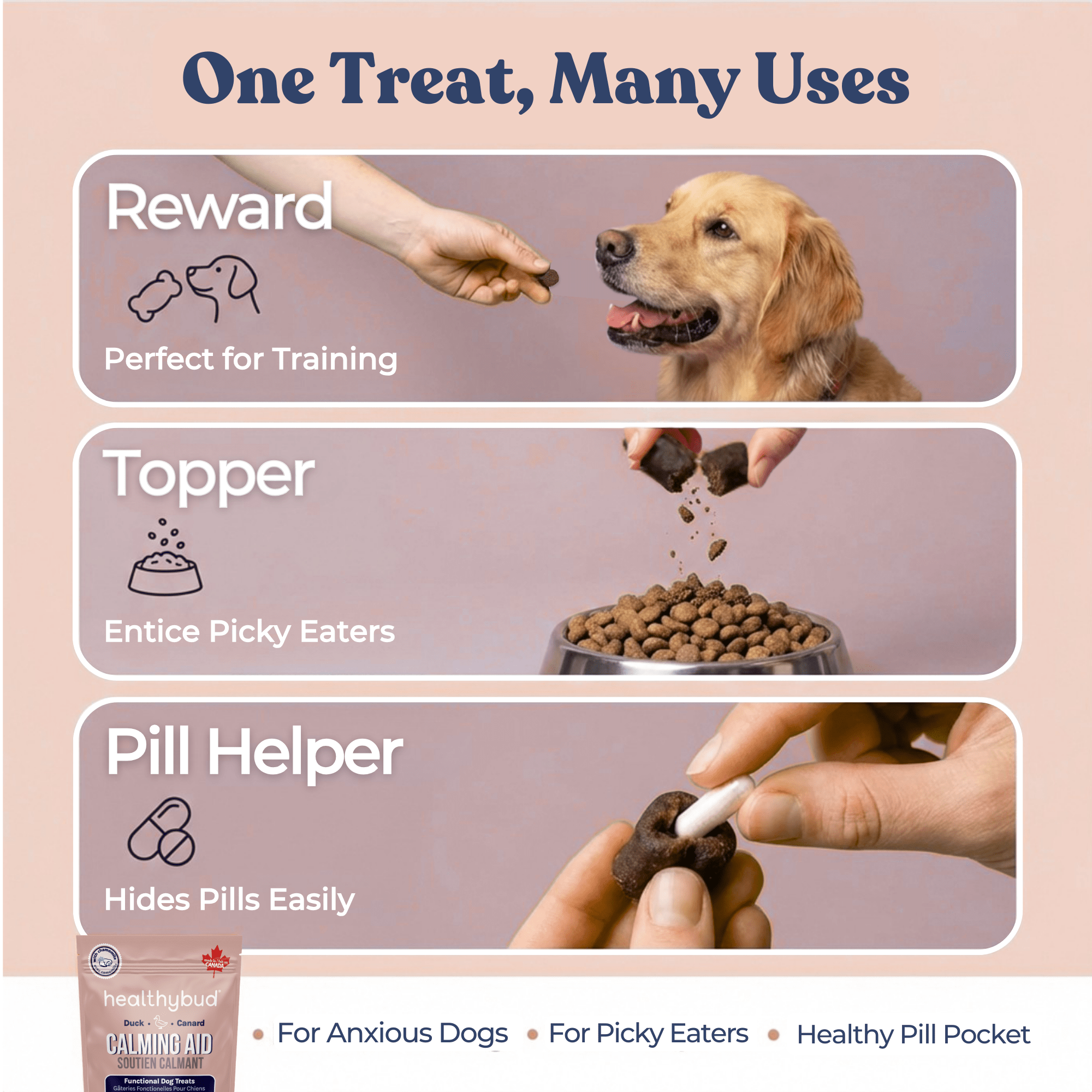 Calming dog treats uses