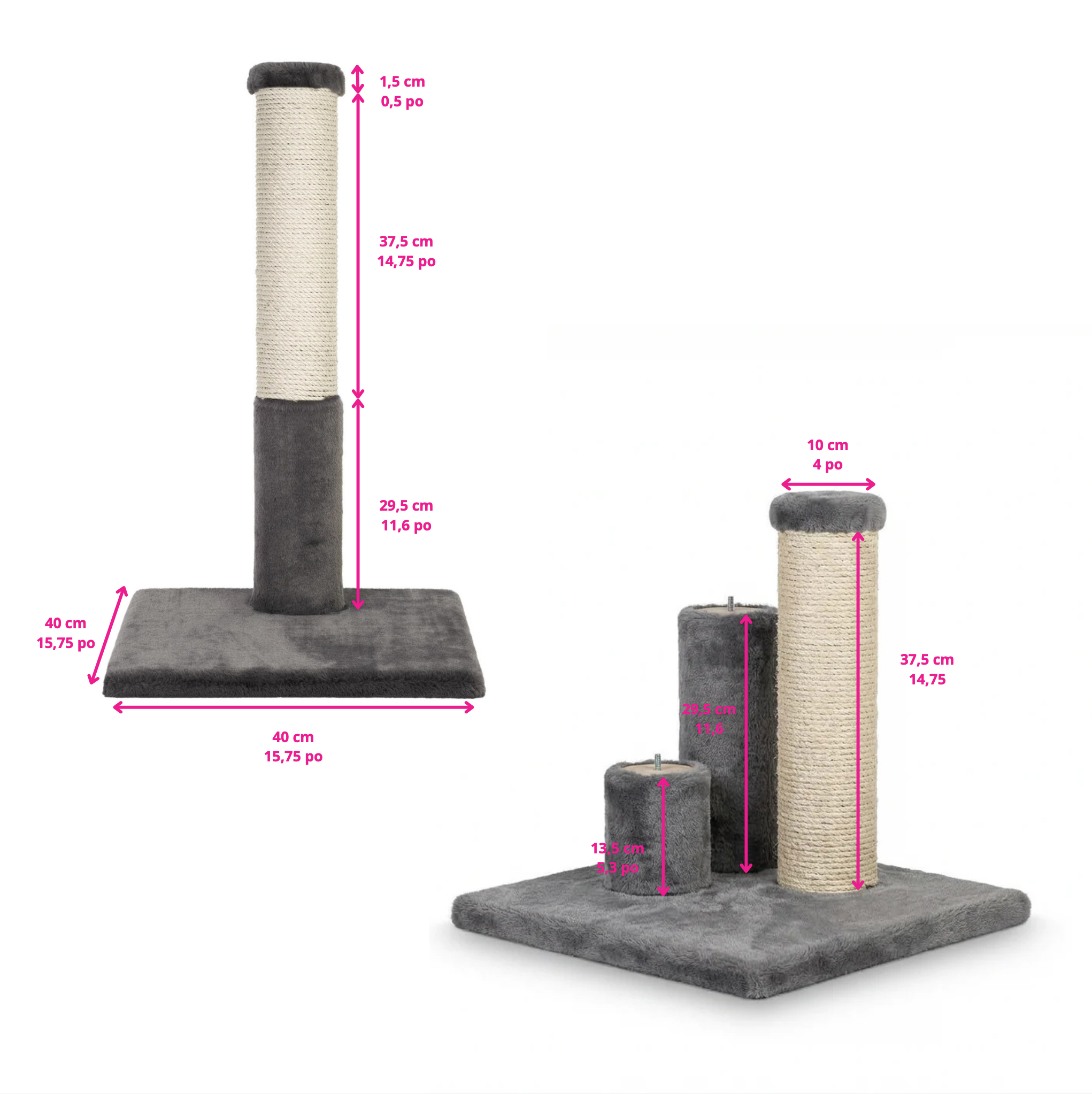 Cat Scratcher Post | Tag4MyPet | Ships to USA & Canada