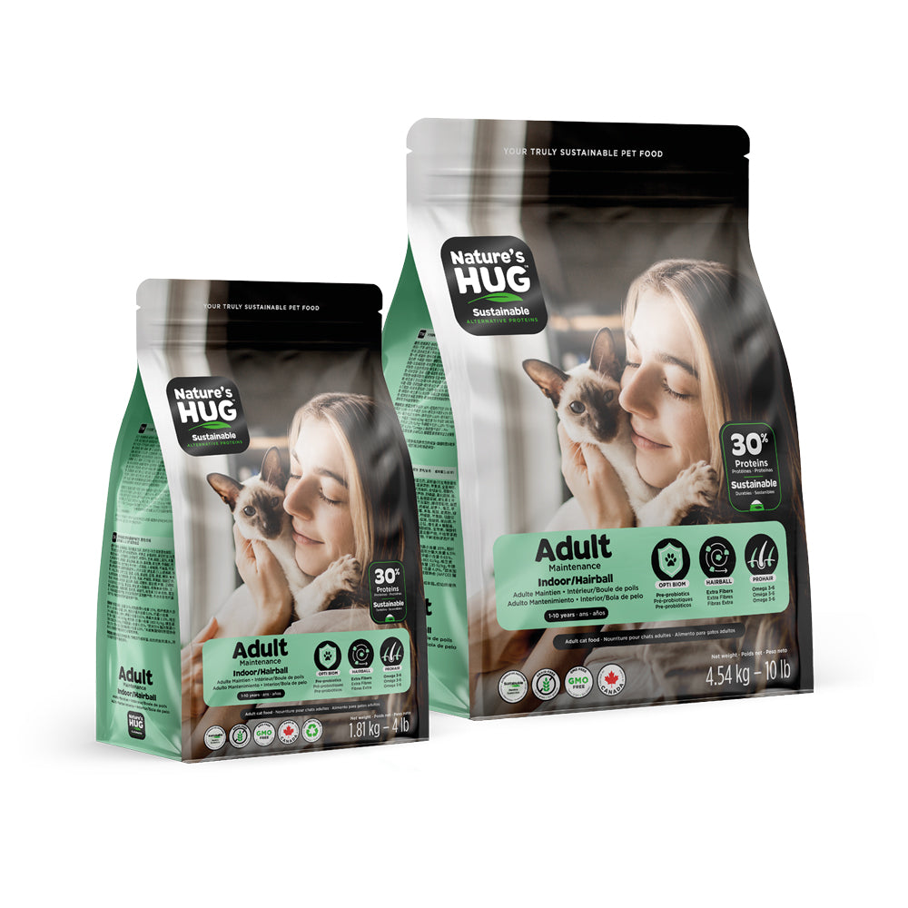 Cat Food for Hairball Package
