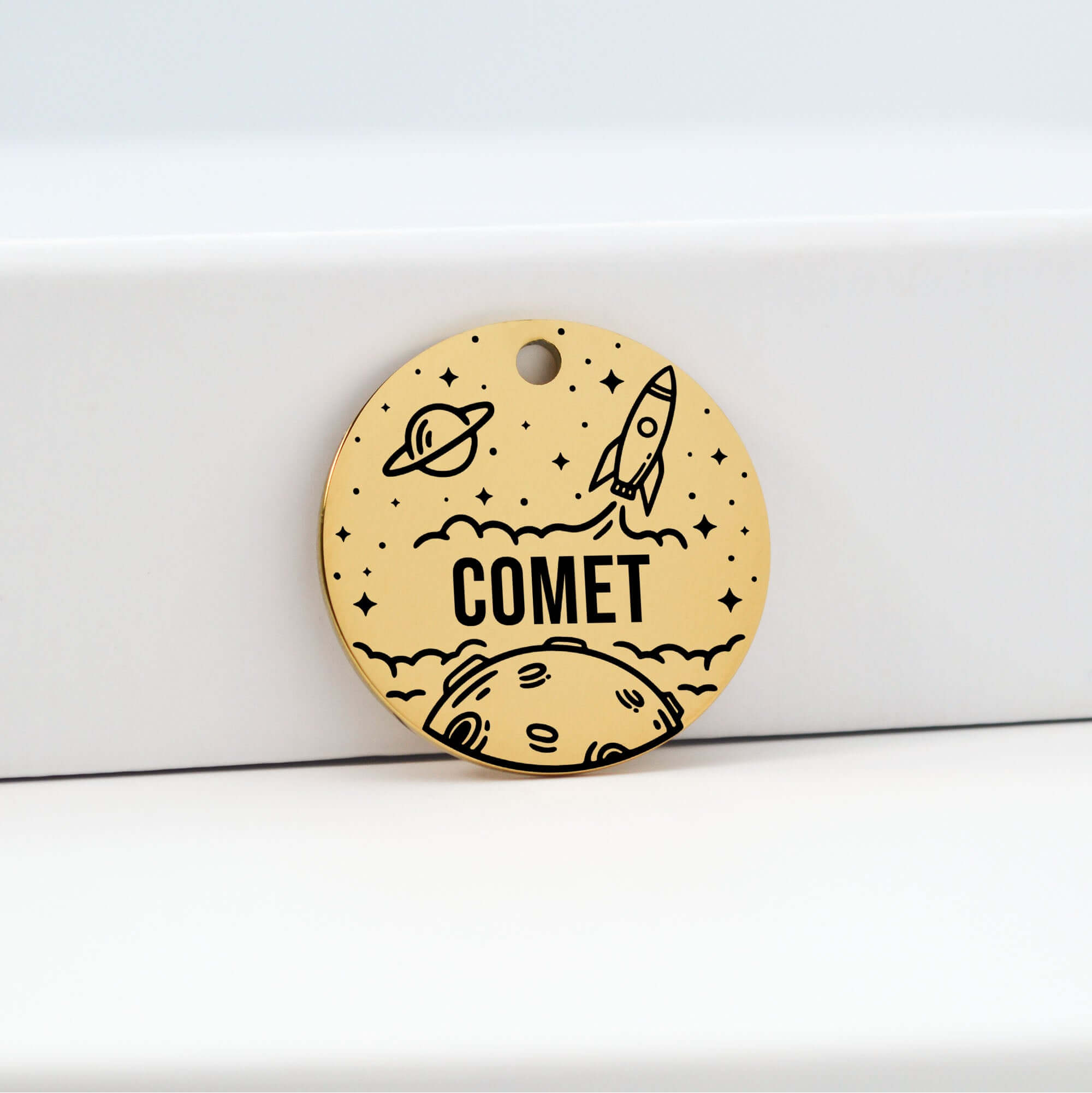 Gold Dog Tags