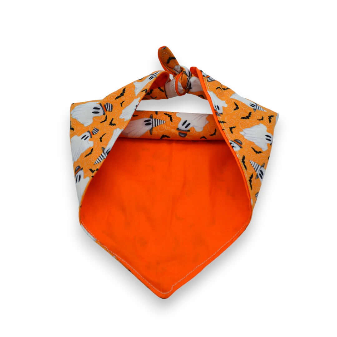 The Back of Out Ghost Pattern Halloween Bandana