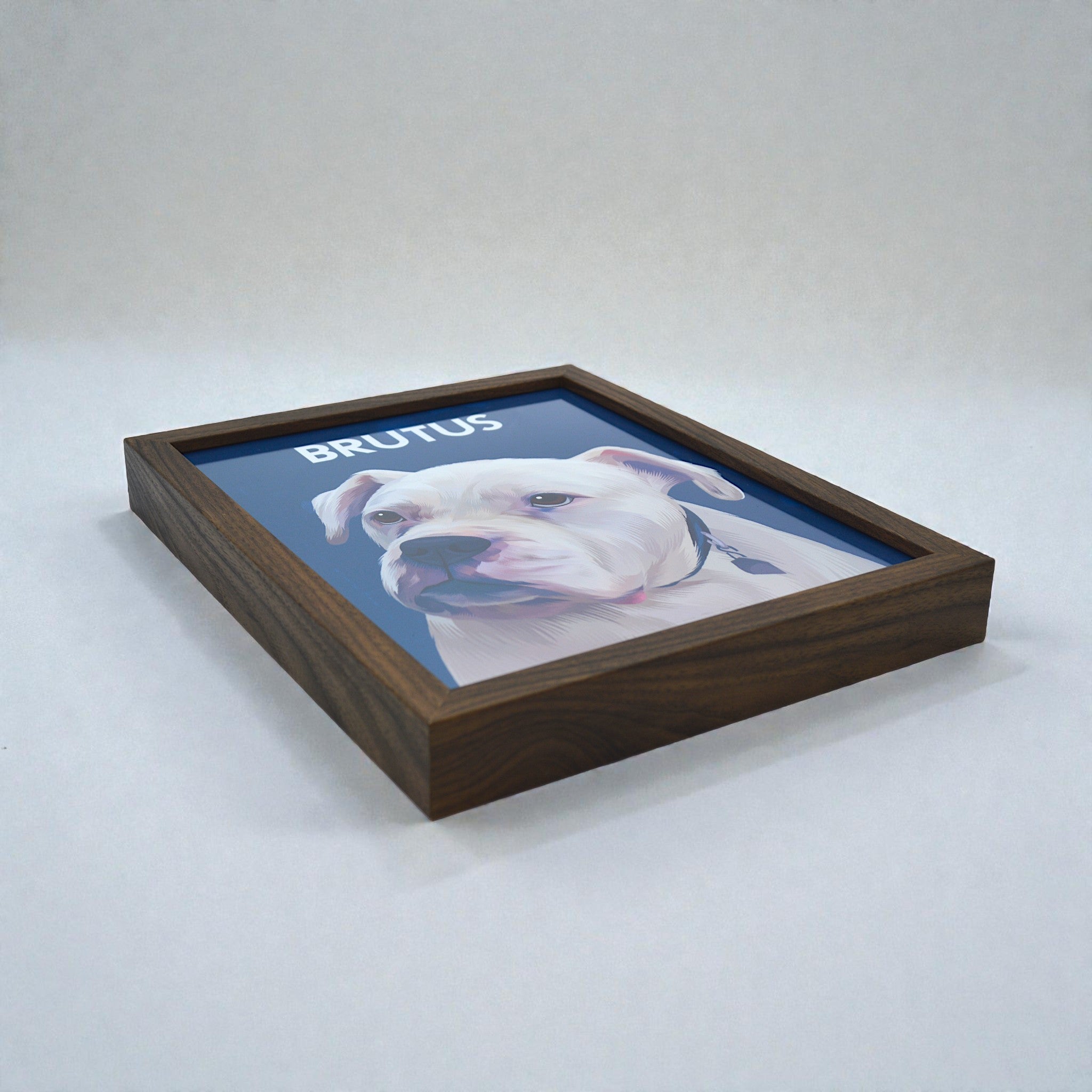 Custom Pet Memorial Portrait – Personalized Dog & Cat Artwork