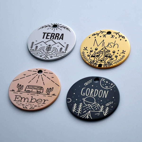Laser-Engraved ID Tag