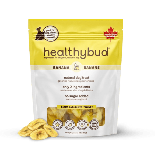 Dog treats with banana