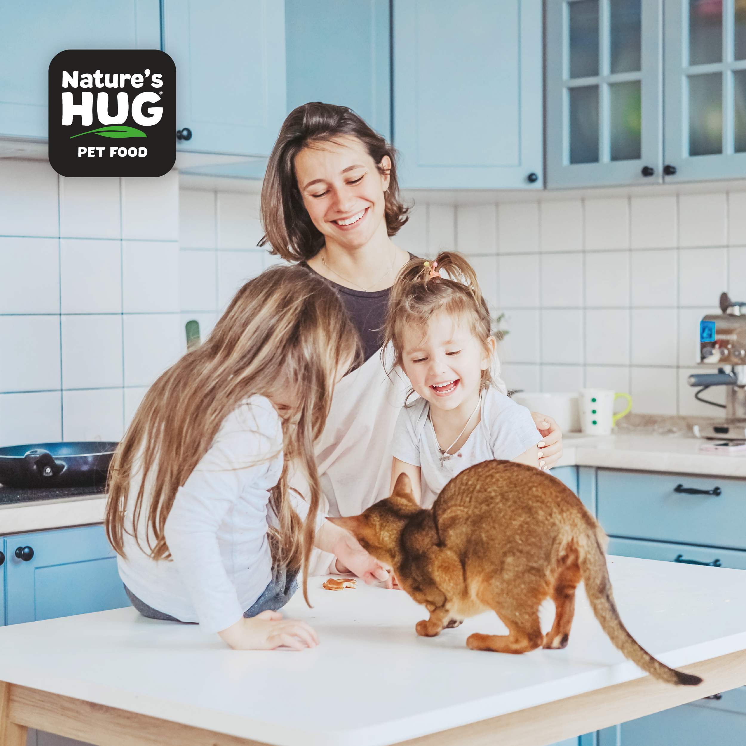 Family with Cat