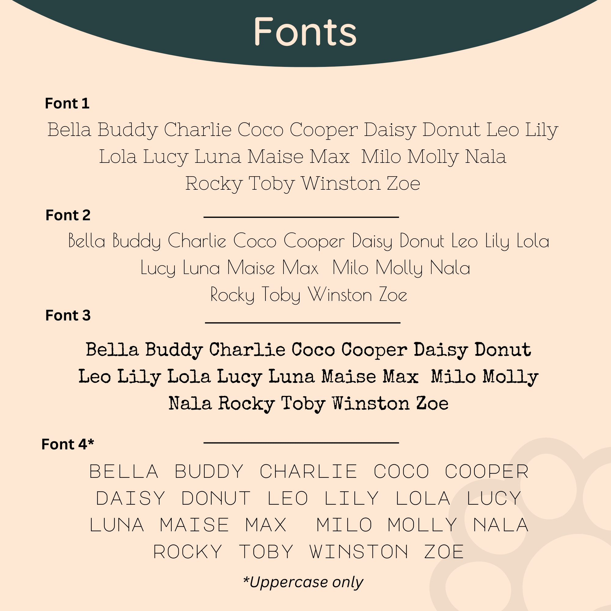 Engraved Dog Tags Fonts Canada 