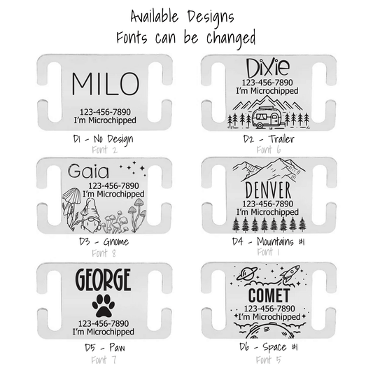 Silent Dog Tags Designs