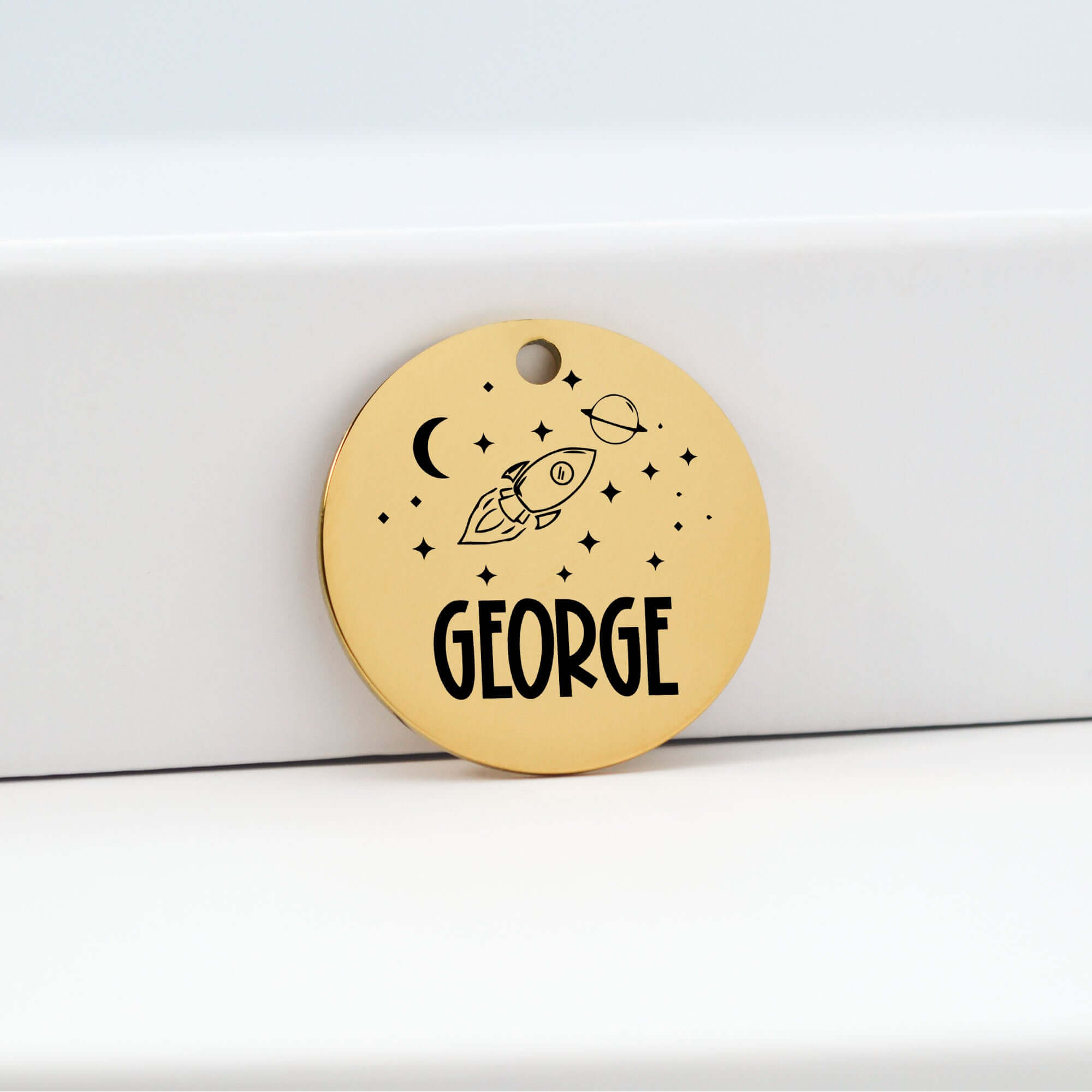 Gold Dog Tags