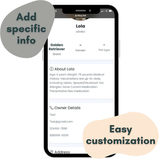 Information QR CODE Tag Page 2