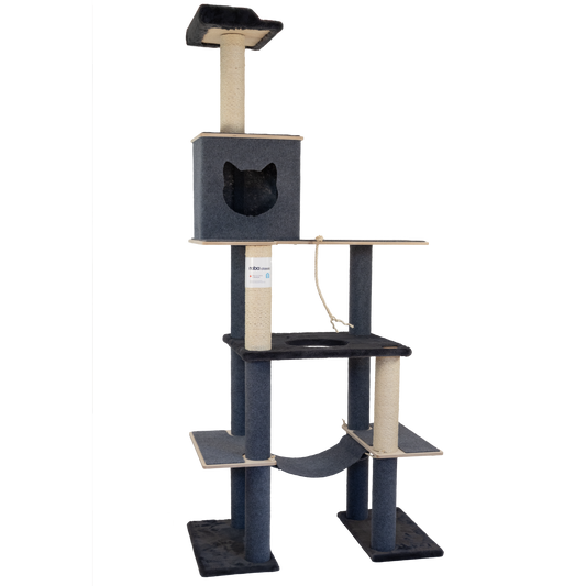 Grey Cat Tree | Tag4MyPet | Ships to USA and Canada