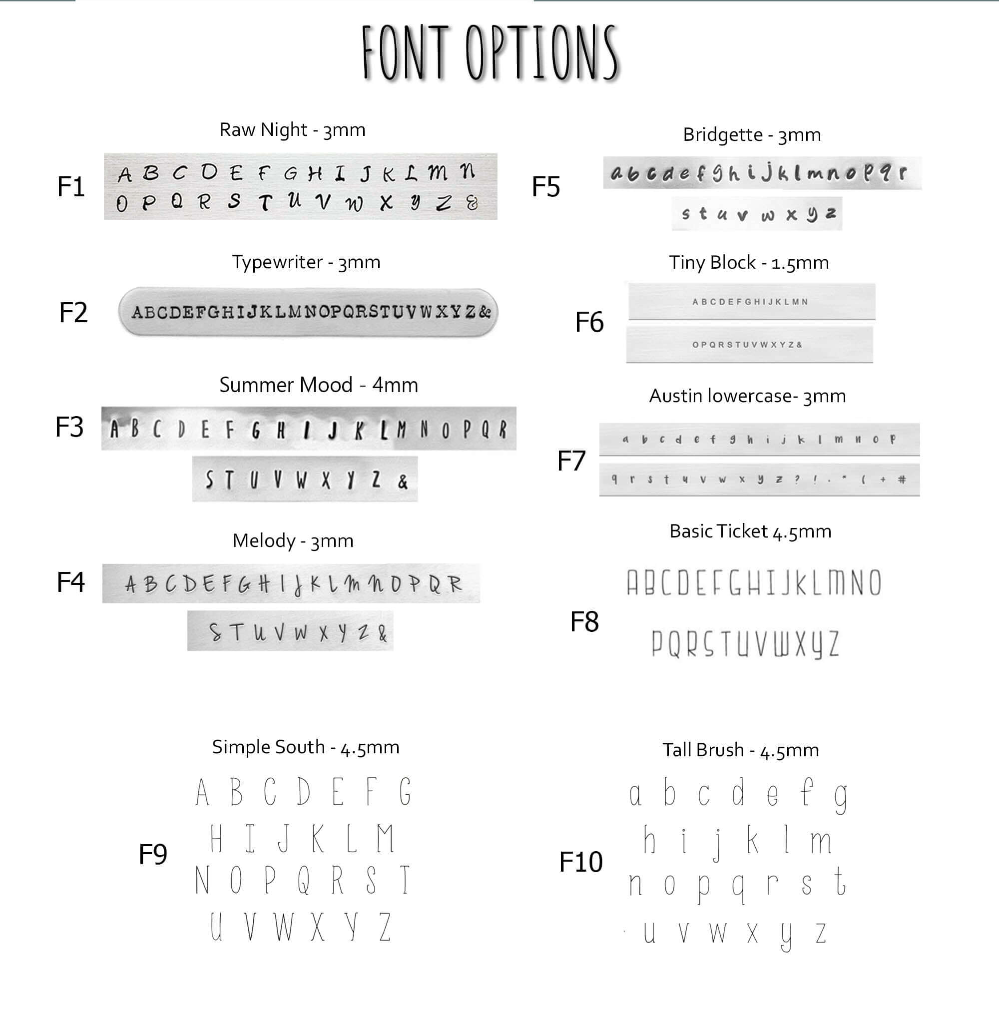 Customized Dog Tags Canada Fonts
