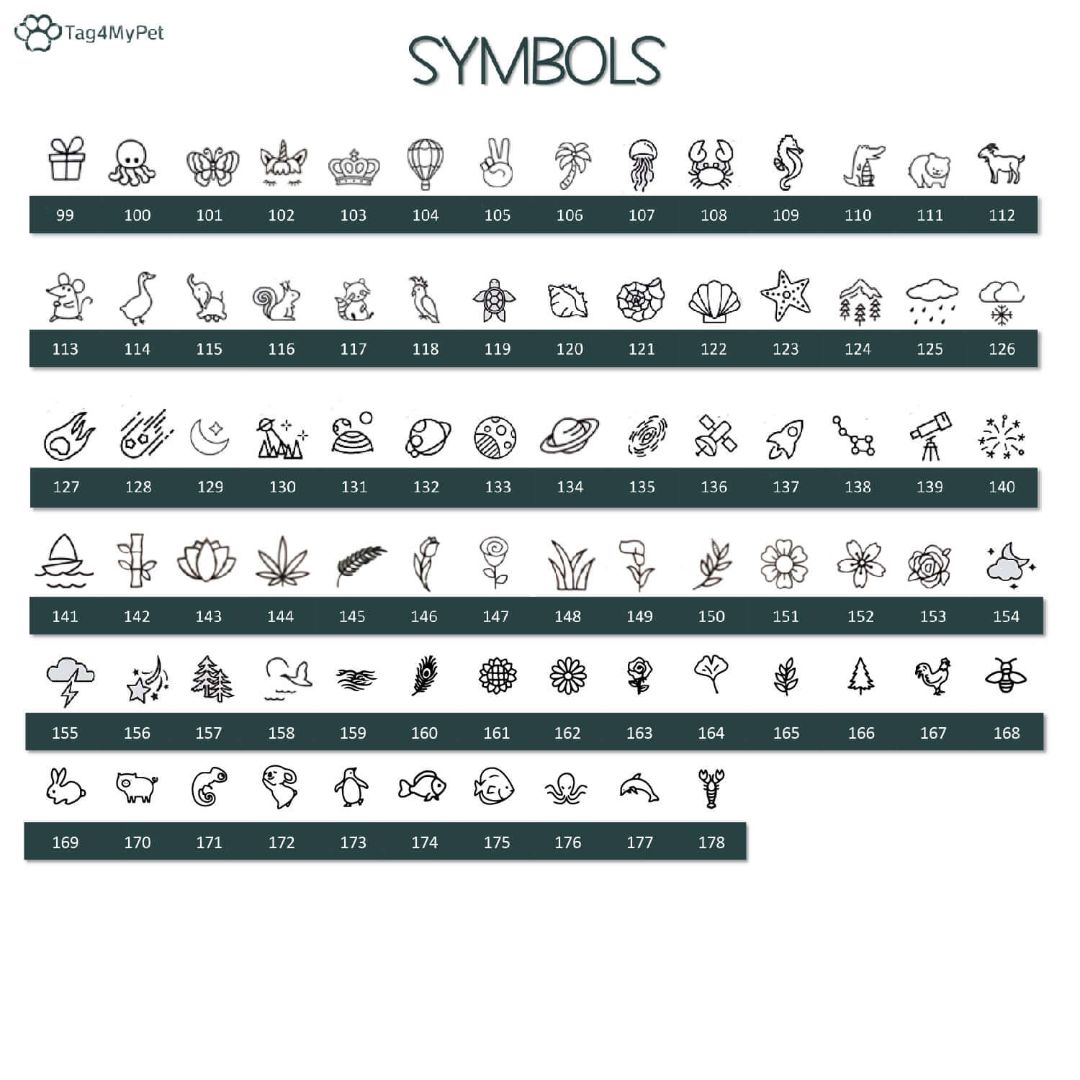 Pet Dog Tags Canada Symbols 2 | Tag4MyPet