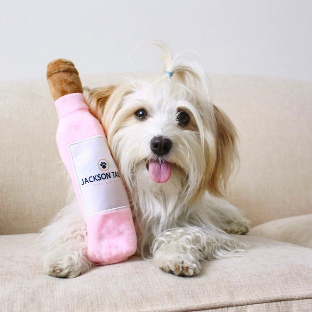 Jackson Tails Plush Dog Toy – Water Bottle & Eco-Friendly