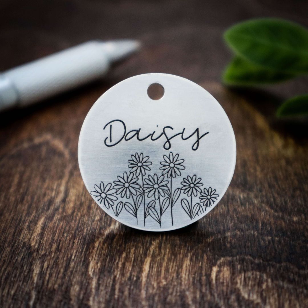 Dog Tag Flowers