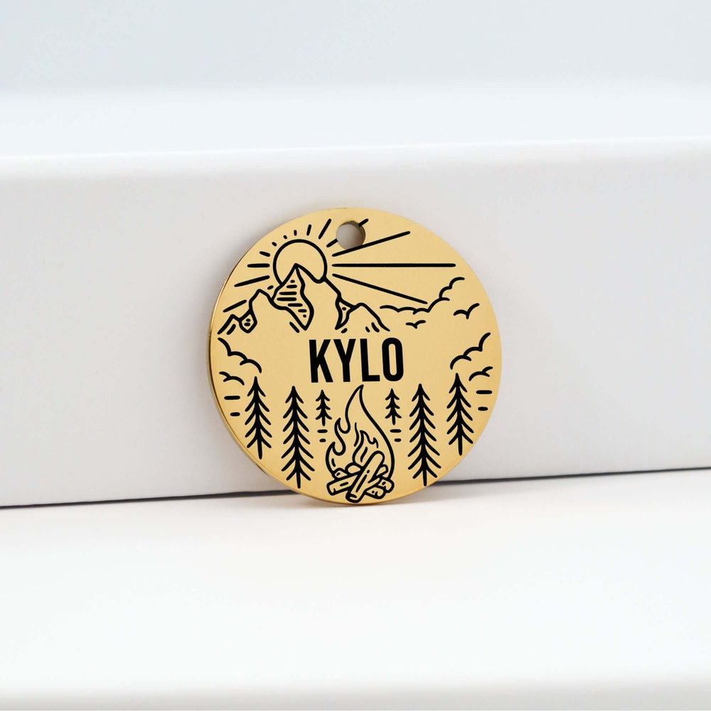 Gold Dog Tags
