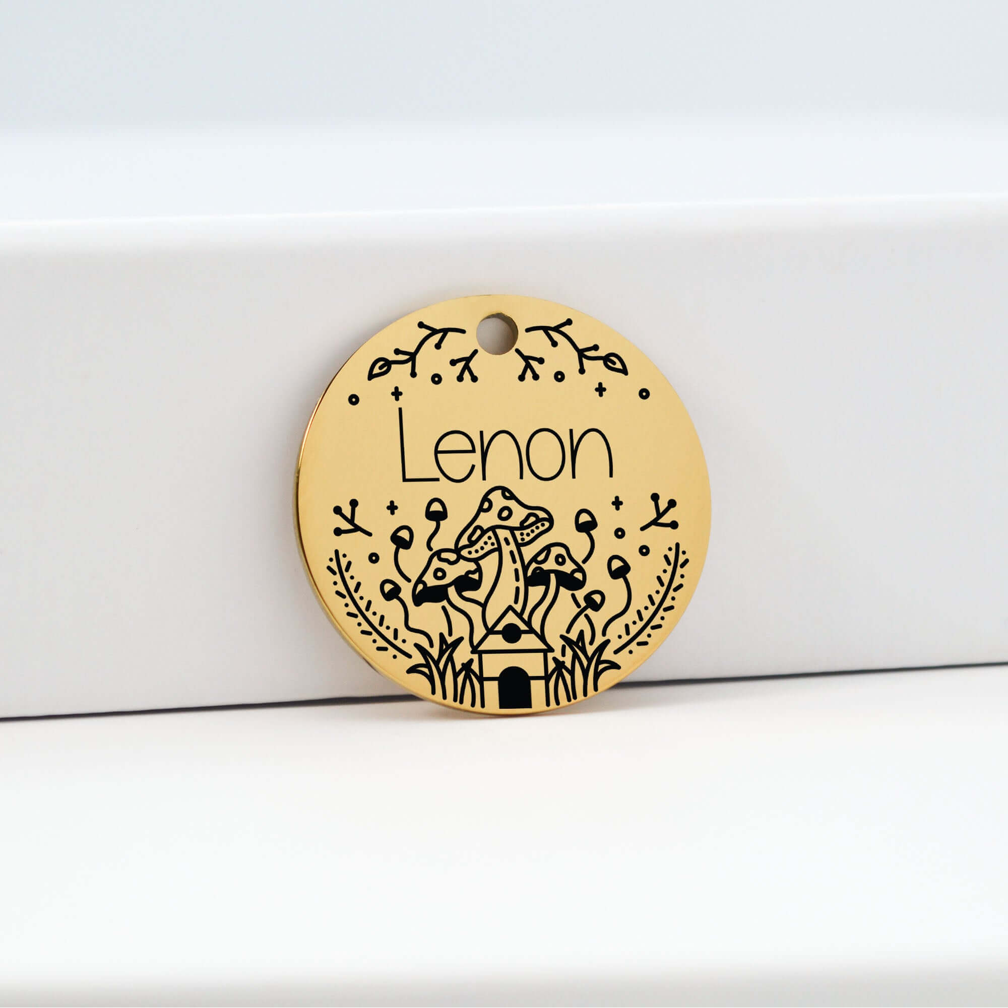 Engraved Pet Tags Canada in Gold | Tag4MyPet