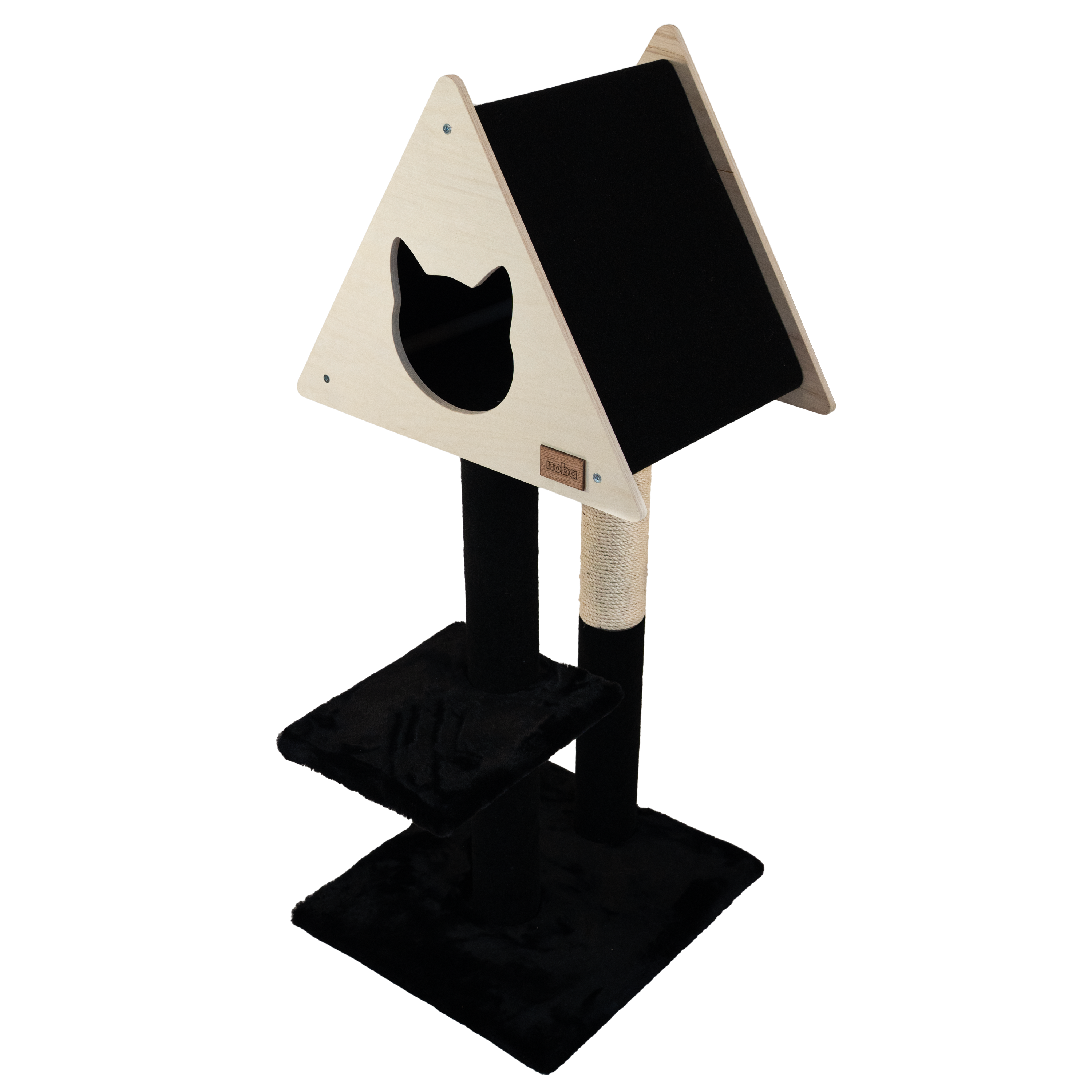 Teepee Deluxe Cat Tree – 2-Level Playground & Condo