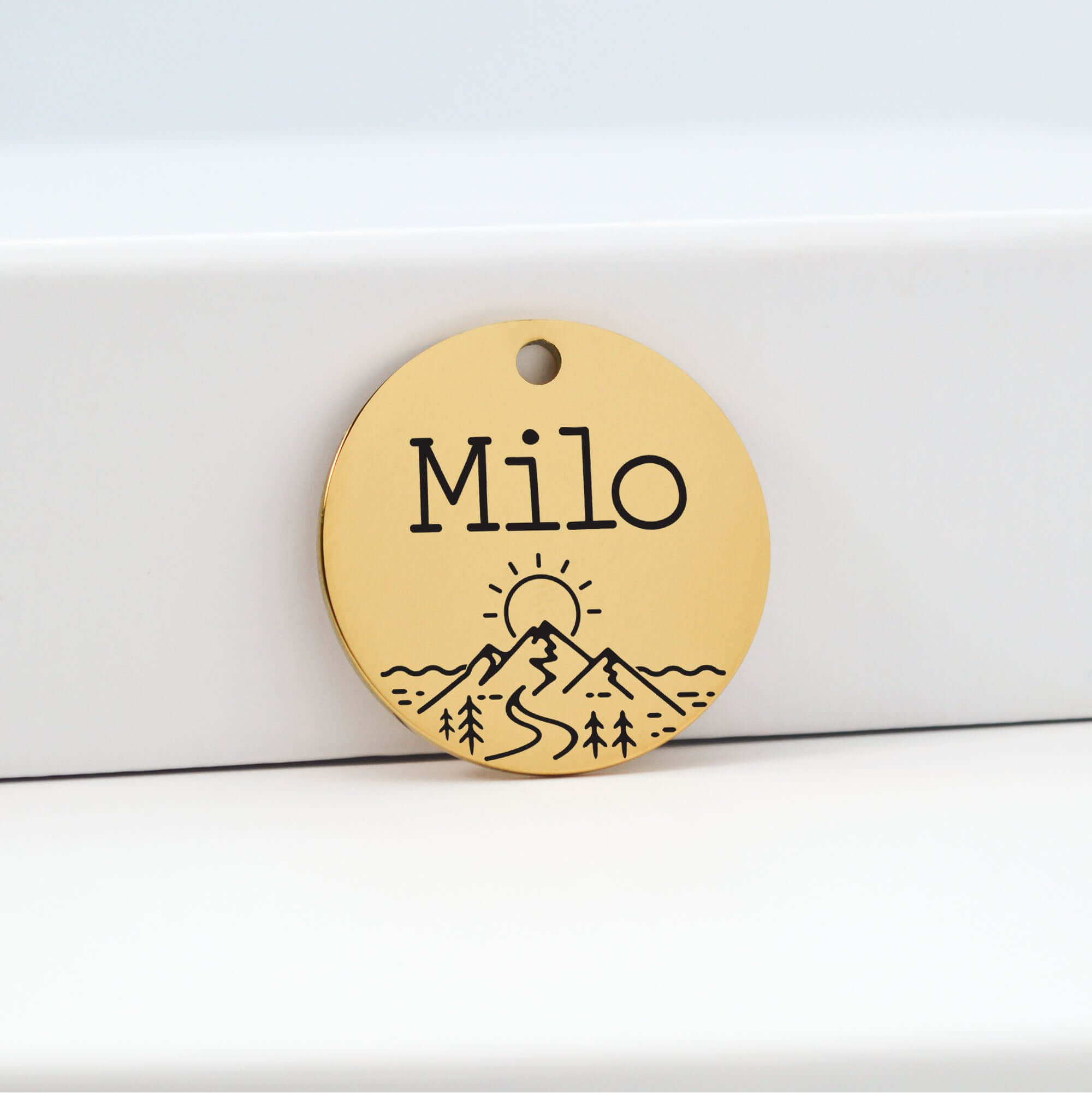 Gold Dog Tags