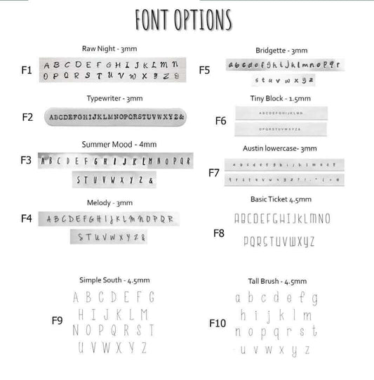 New Fonts November 2021