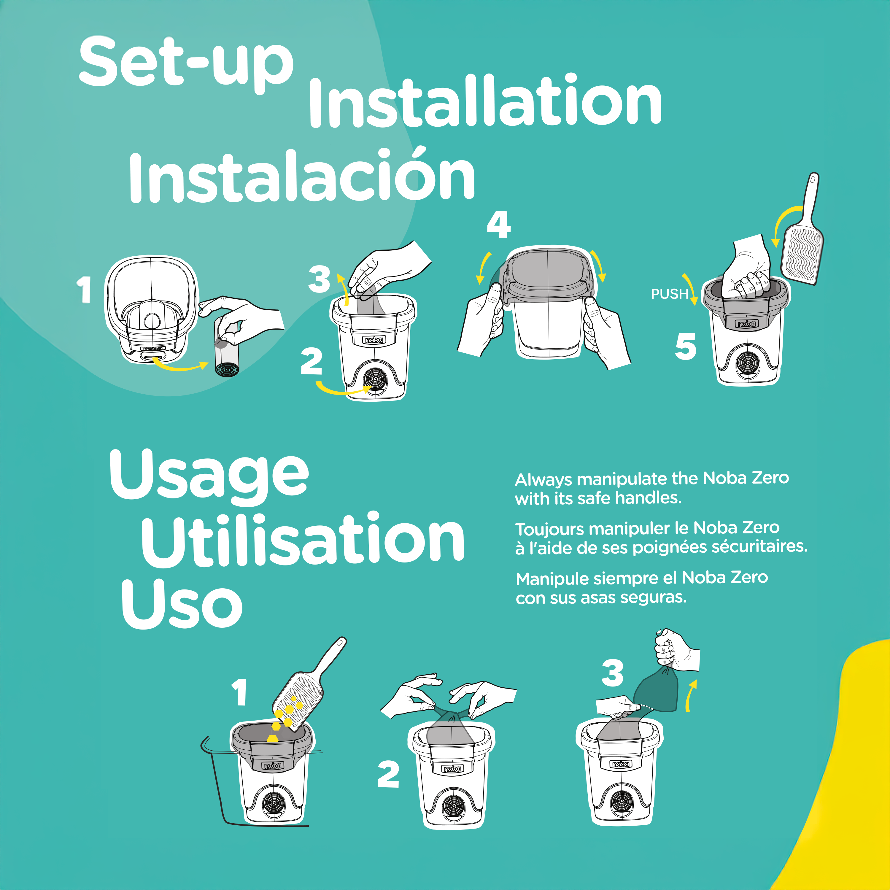 Kitty Litter Disposal System | Tag4MyPet | Ships to USA and Canada