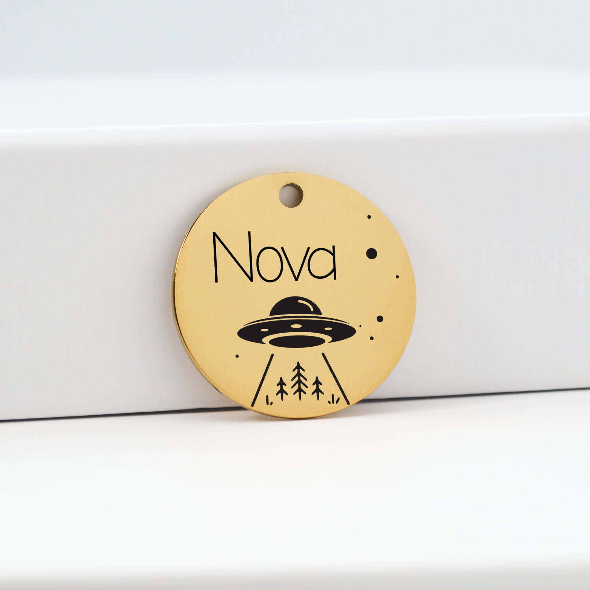 Gold Dog Tags