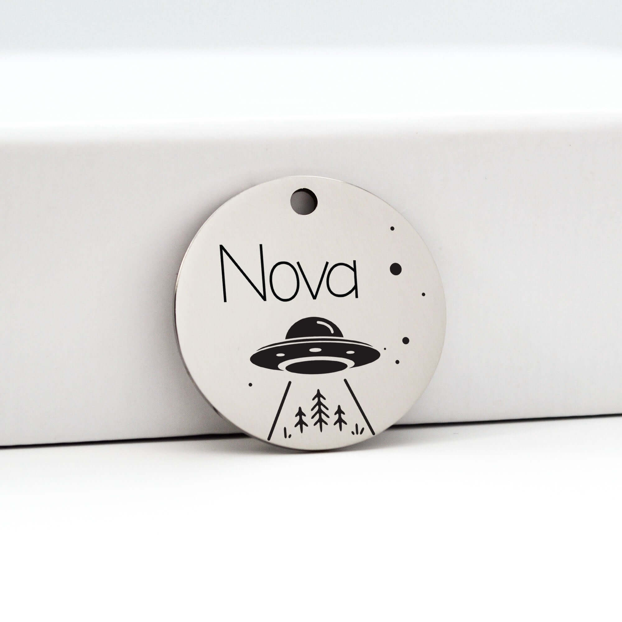 Personalized Pet Tags in Silver