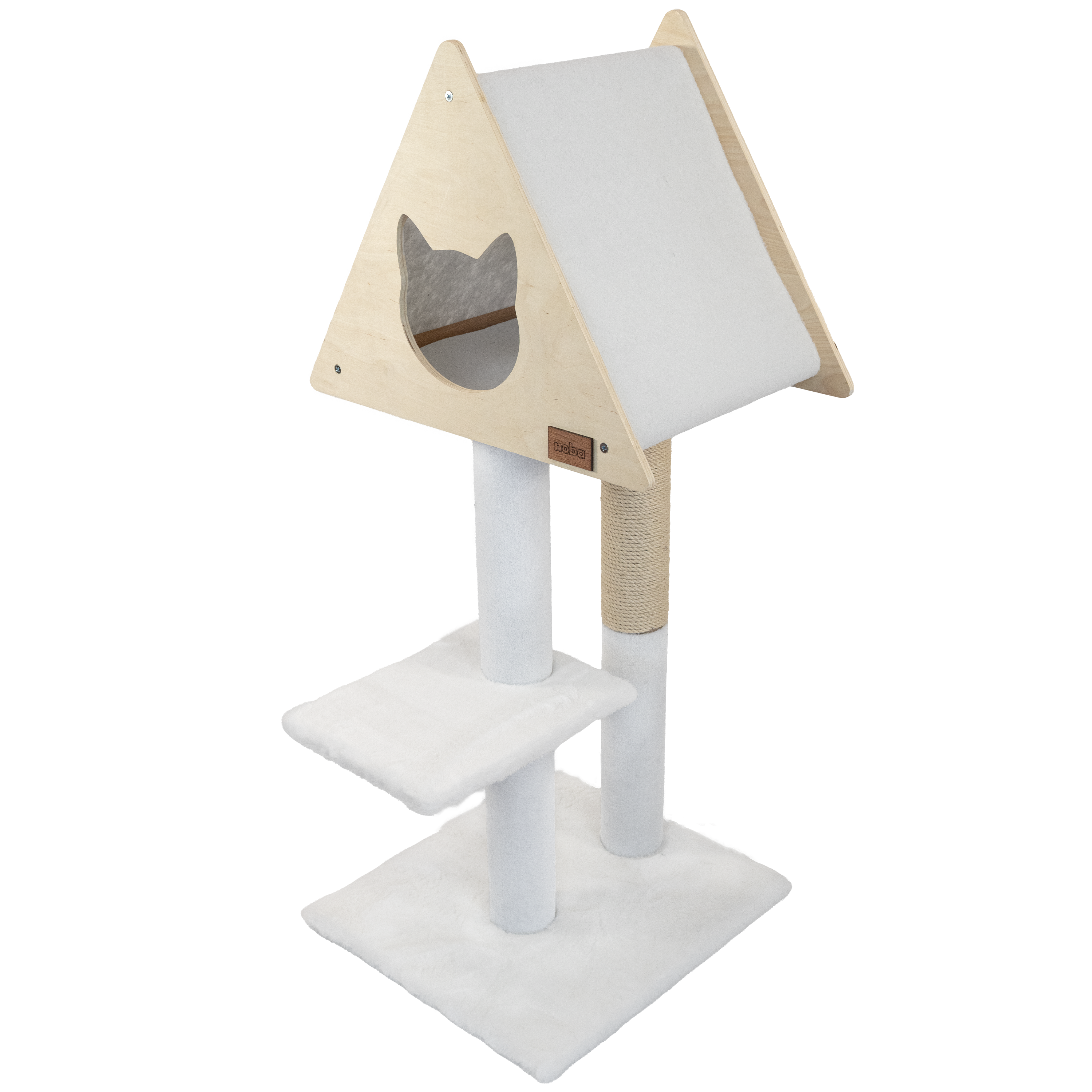 Teepee Deluxe Cat Tree – 2-Level Playground & Condo