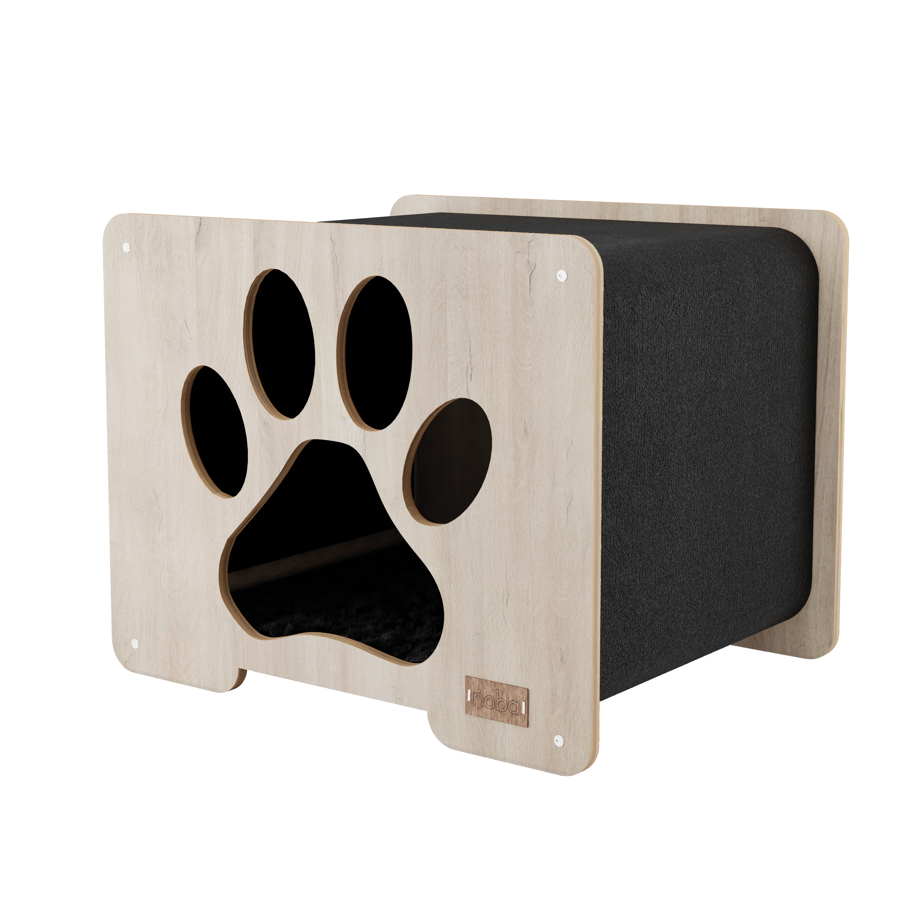 The Hut Cat Hideout – Modern Cat House & Scratcher