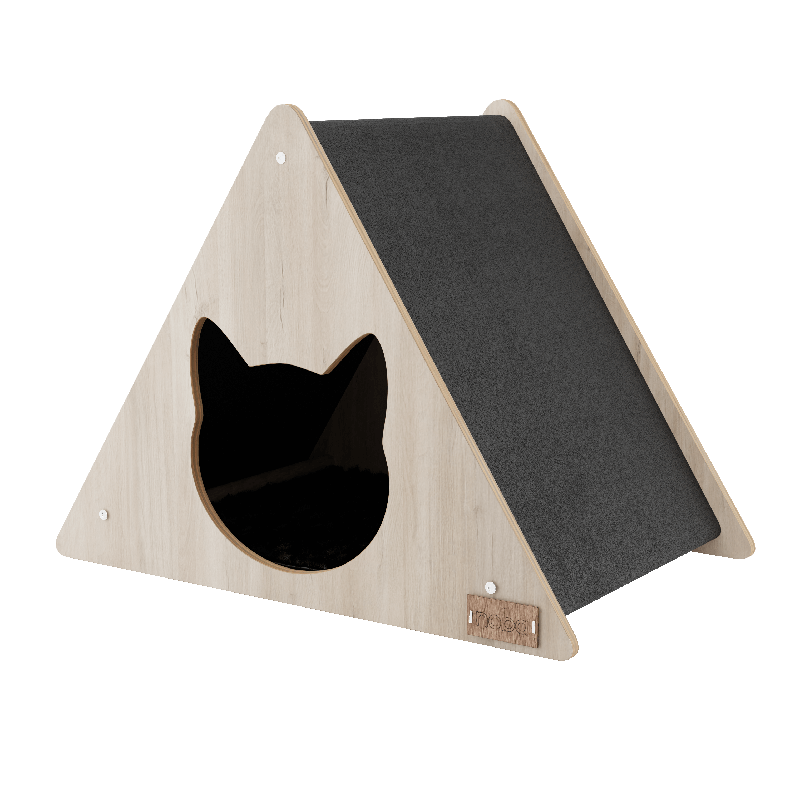 Noba Origin Scratchable Teepee Pet House – Modern Comfort & Play