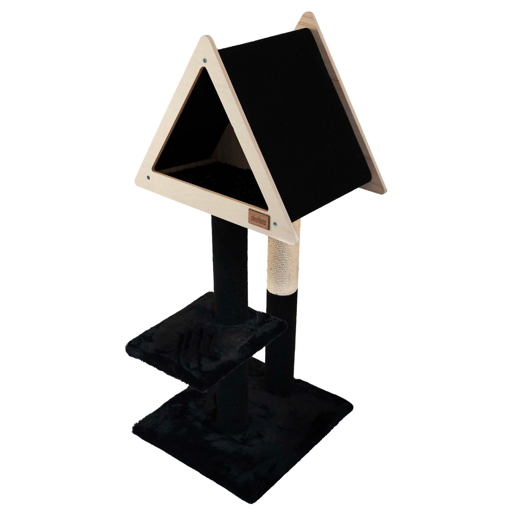 Teepee Deluxe Cat Tree – 2-Level Playground & Condo