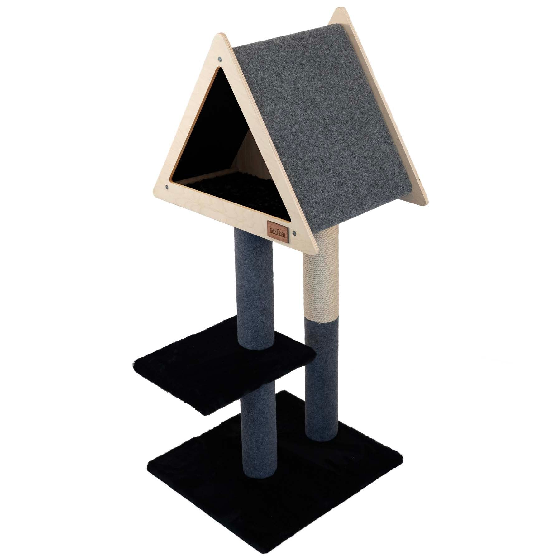 Teepee Deluxe Cat Tree – 2-Level Playground & Condo