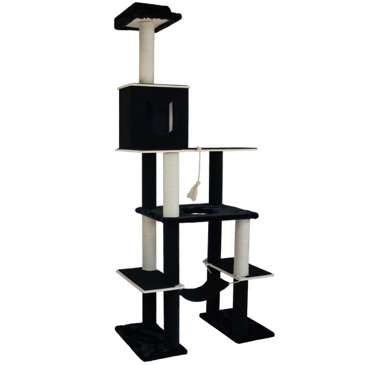 Grey Cat Tree | Tag4MyPet | Ships to USA and Canada