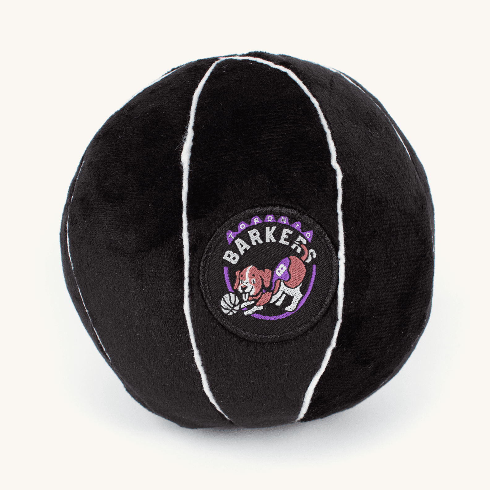 Toronto Barkers Plush Dog Toy – Squeaky Ball Fun