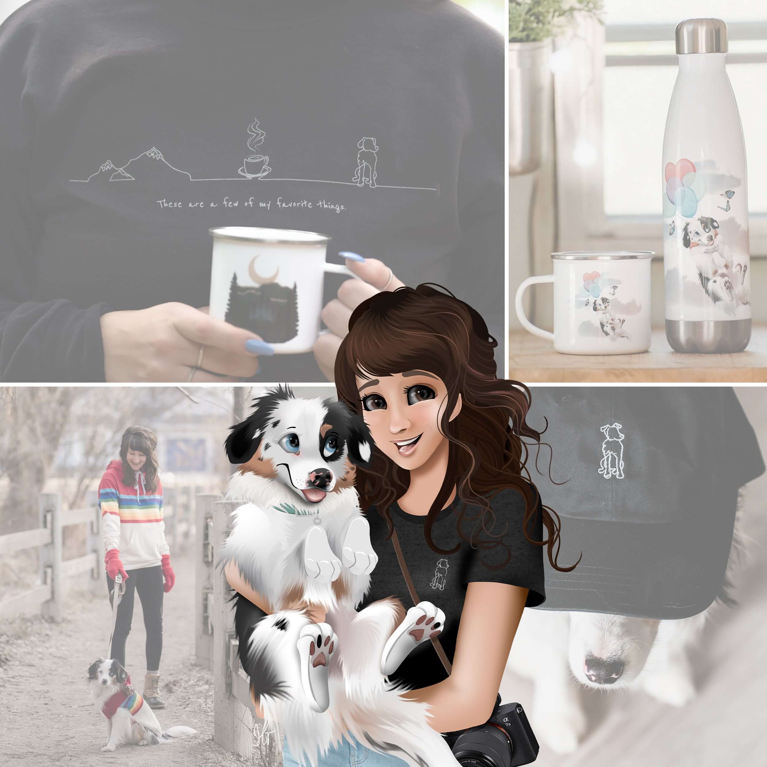 A collection of drawings and art by JL Break Designs