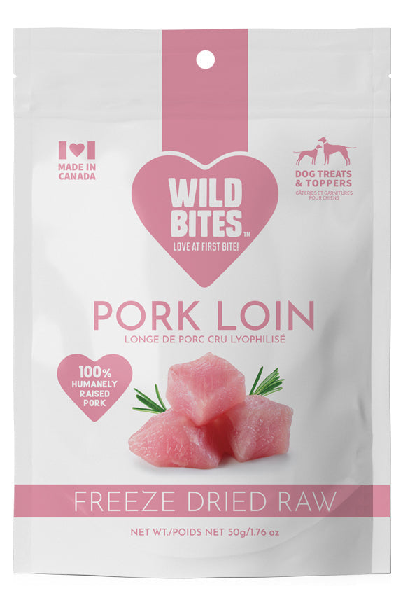 Freeze-Dried Lean Pork Loin Dog Treats