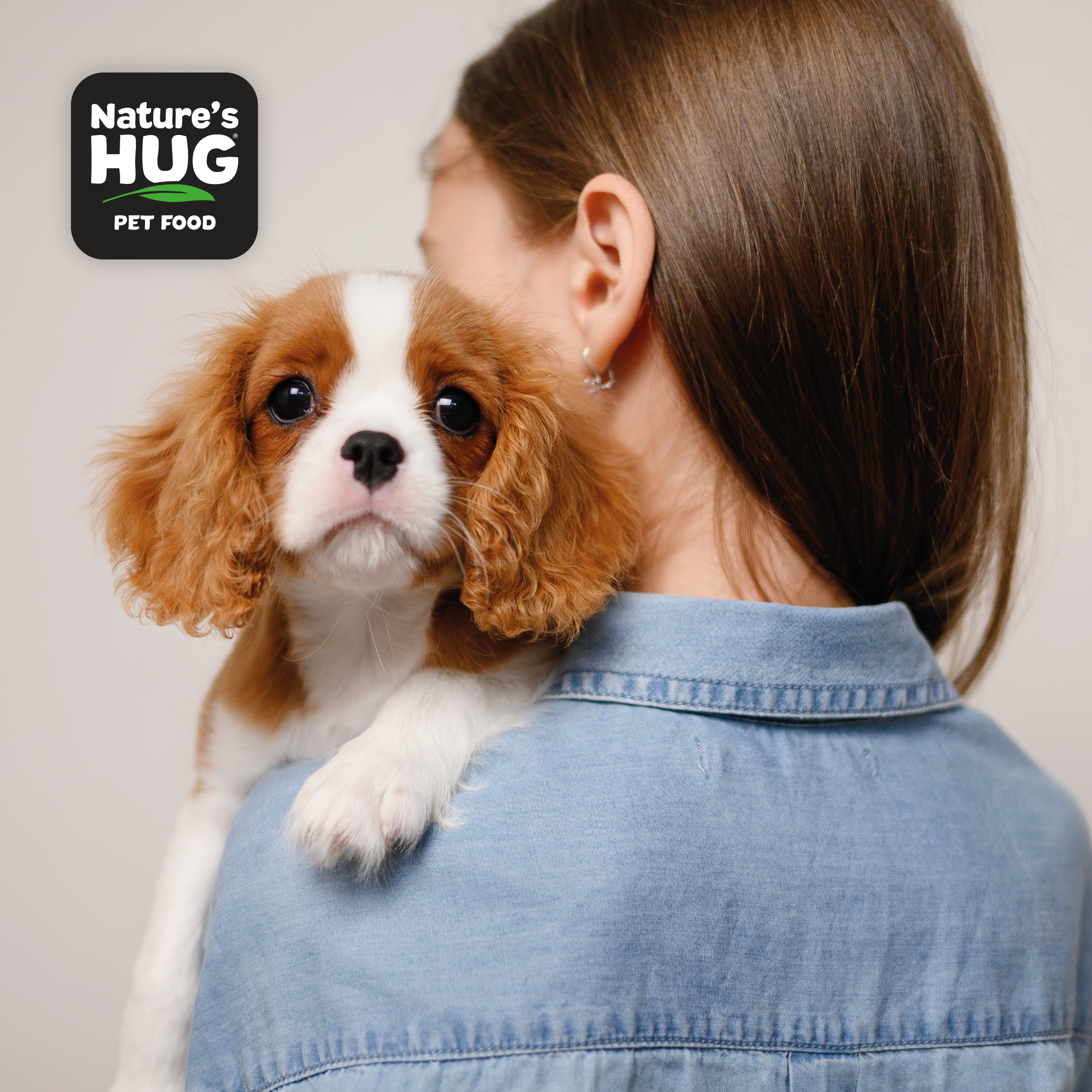 Puppy with owner