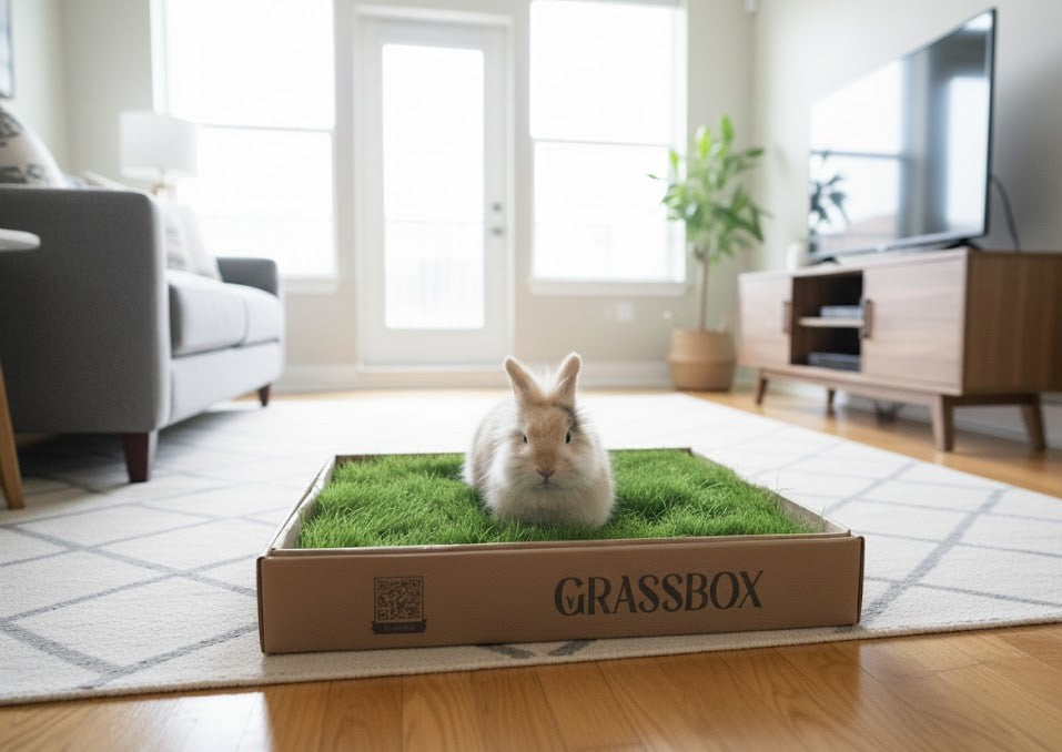 Rabbit GrassBox – Natural Indoor Potty Solution