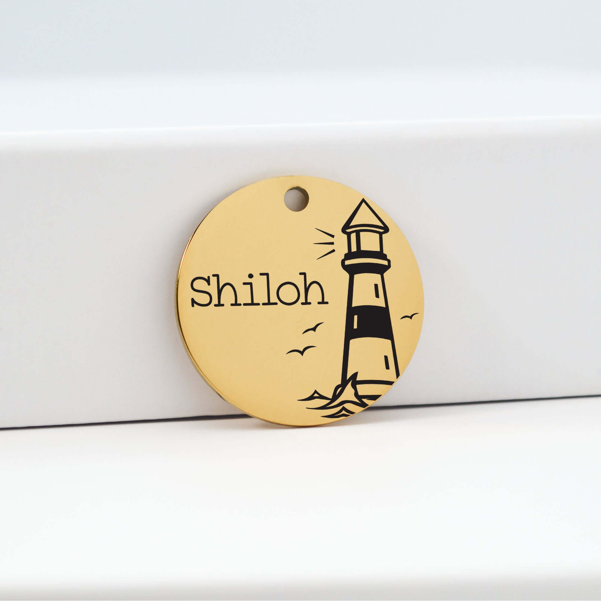 Gold Dog Tags