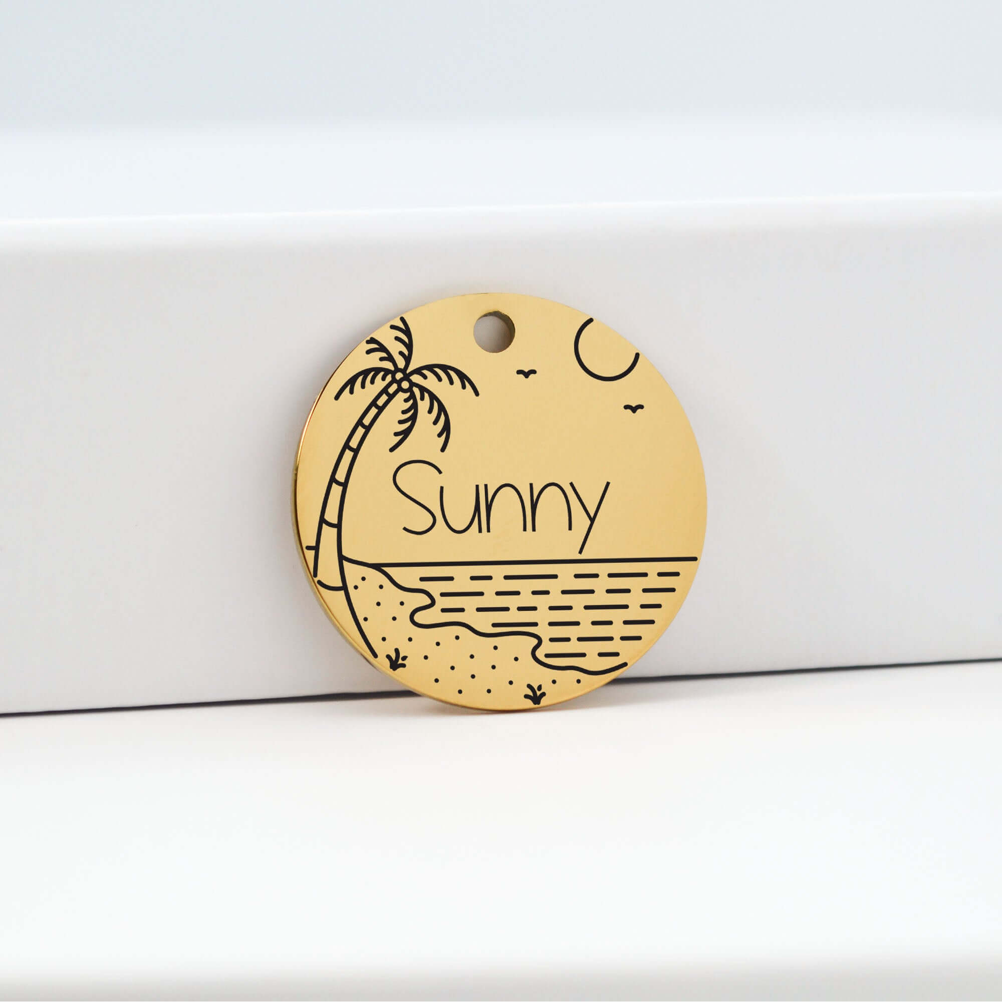Gold Dog Tags