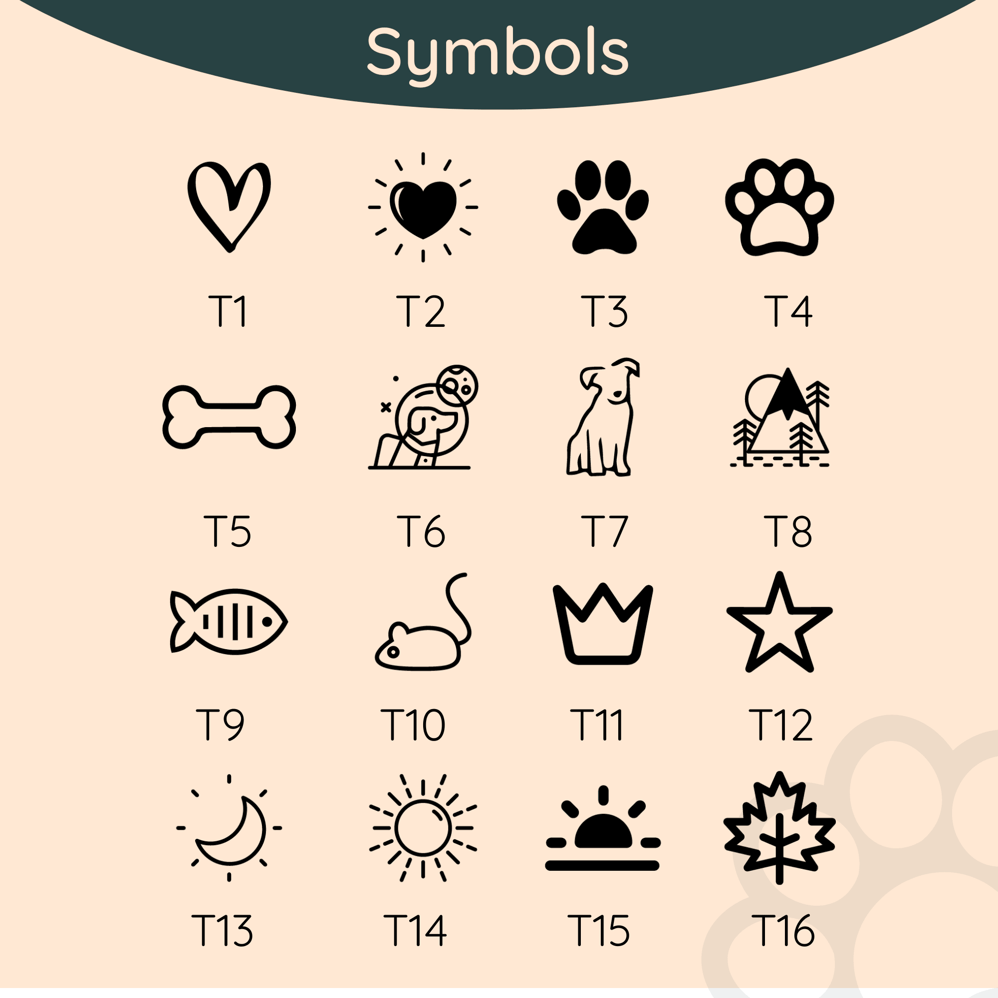 Engraved Dog Tags Canada Symbols