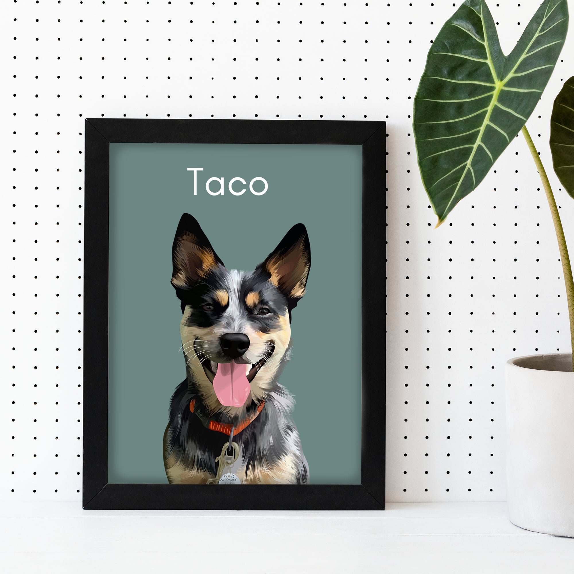 Pet Memorial Portrait – Personalized Pet Memorial Artwork